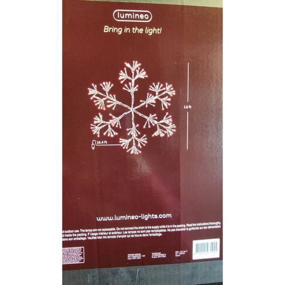 plow and hearth wreath lumineon metal frame with flashing effect - Picture 4 of 4